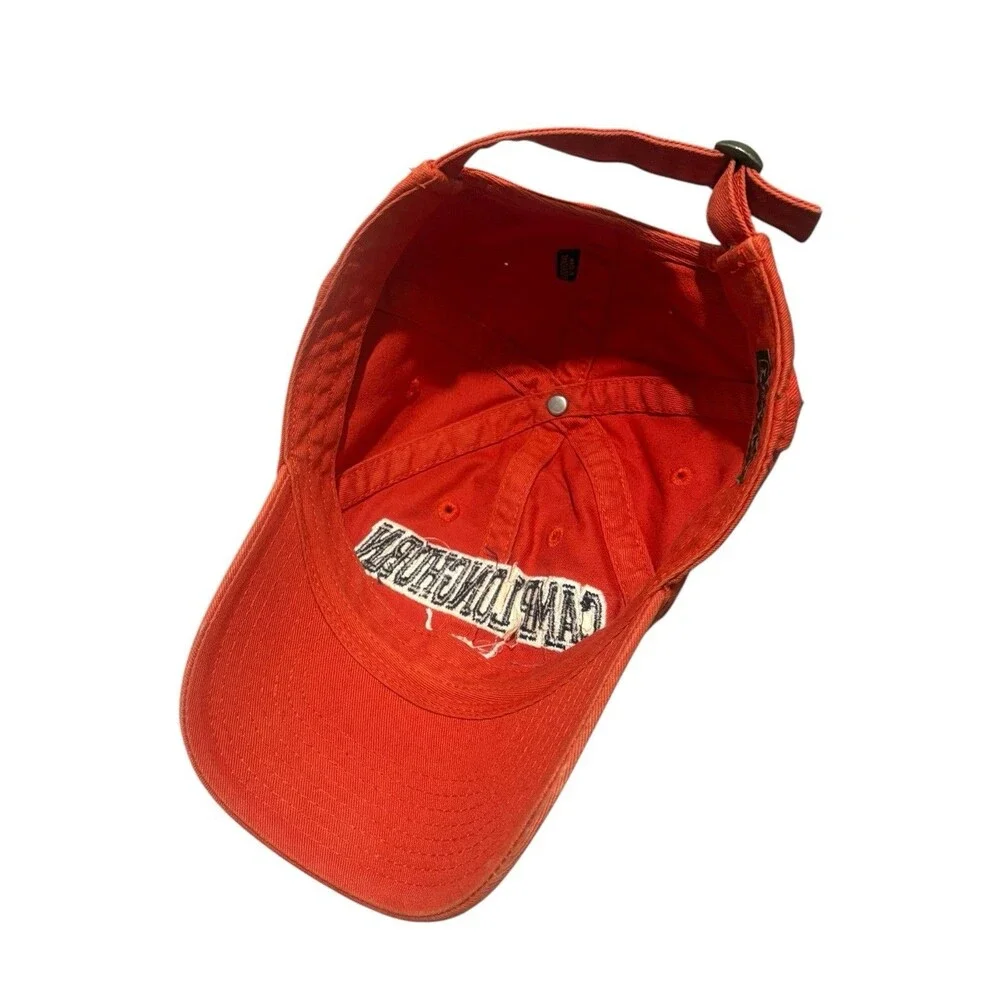 Camp Longhorn ‘Legacy Athletic’ Orange Strap-Back Adjustable OS hat